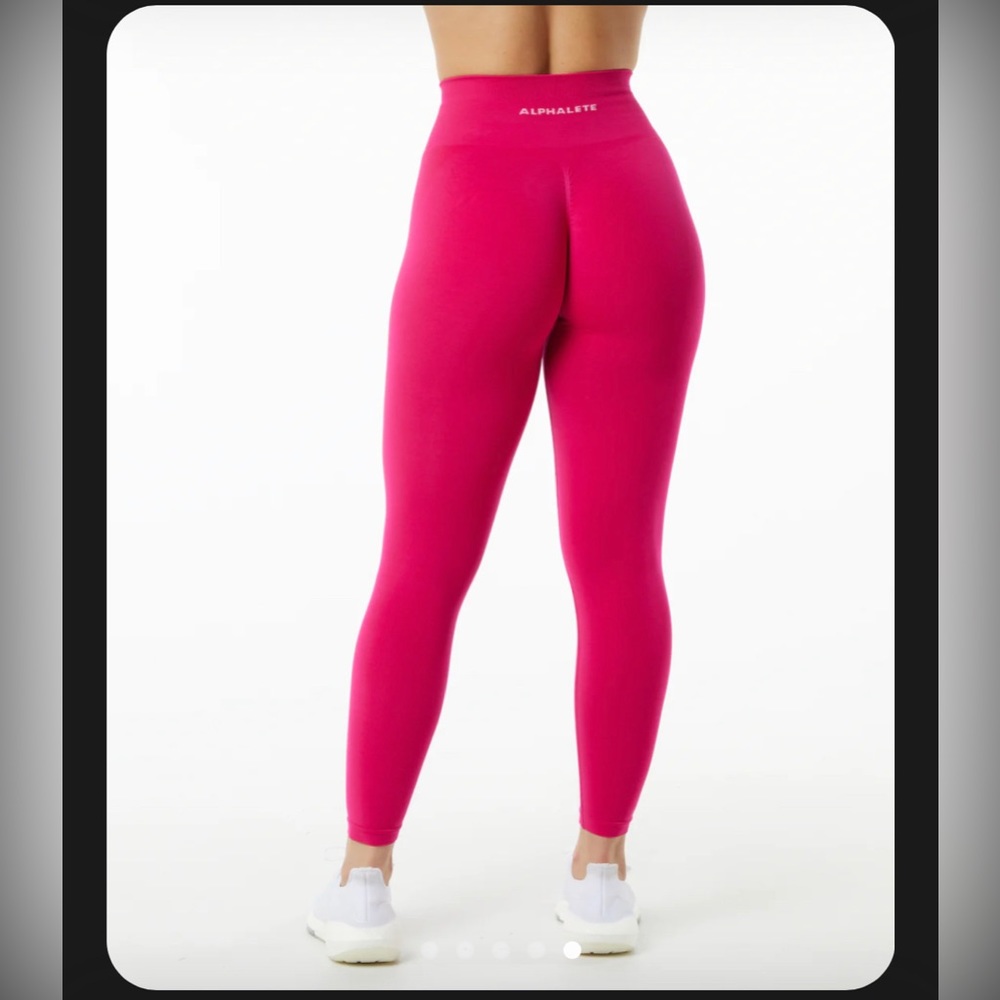 Alphalete Pink Amplify Leggings Size M